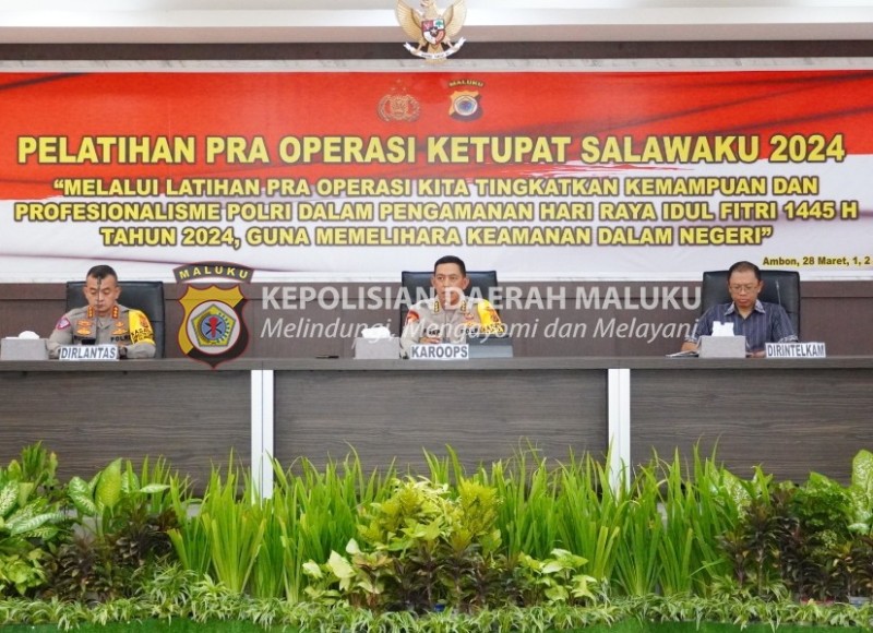 Polda Maluku akan Gelar Operasi Ketupat Salawaku 2024