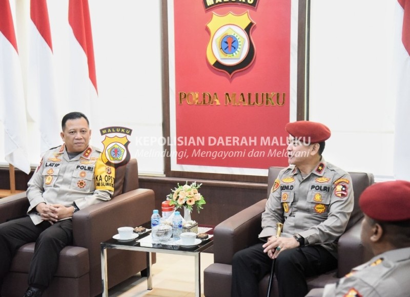 Silaturahmi Kepala BNNP ke Polda, Kapolda : Terus Cegah dan Berantas Narkoba di Maluku