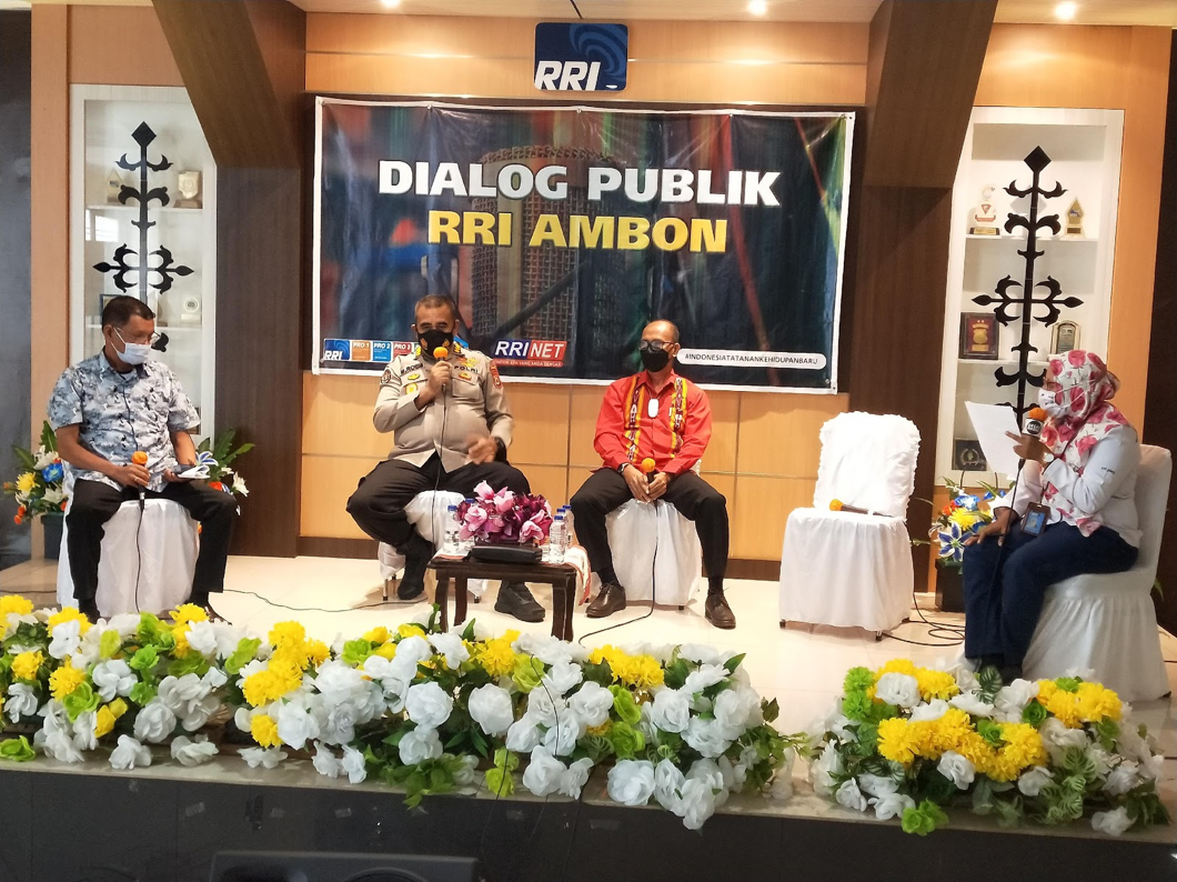 Gelar Dialog Oublik di RRI Ambon Bahas Surat Antigen Palsu, Polda Maluku Hadirkan 3 Narasumber