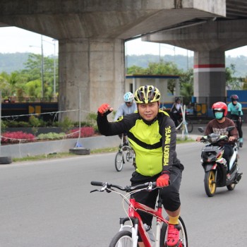 Wakapolda Maluku Gowes Sehat Jumat Pagi