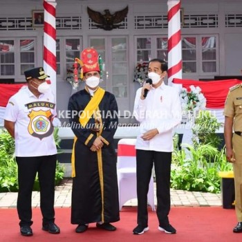 Kunjungan Kerja Presiden Joko Widodo ke Kota Ambon