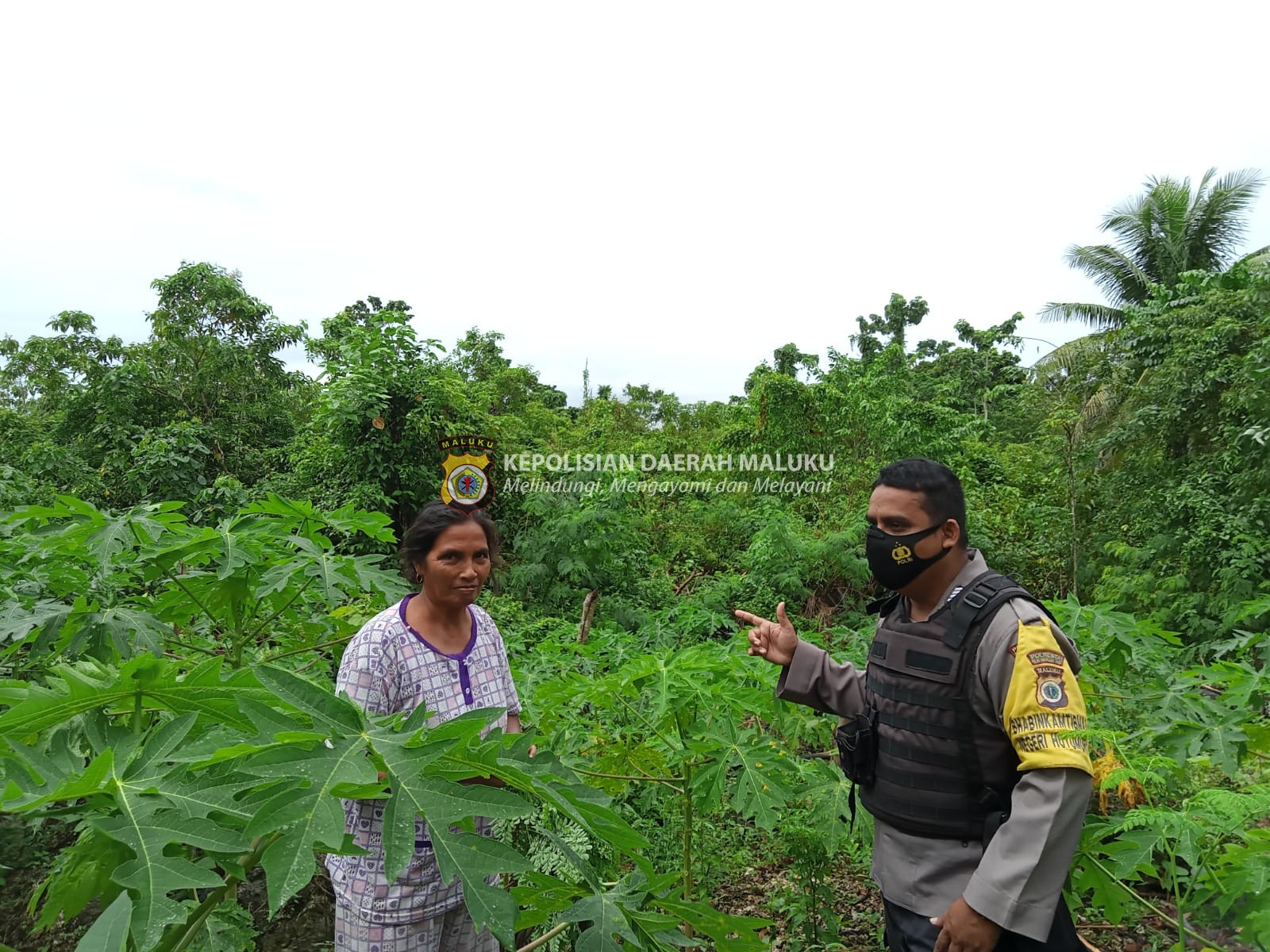 Polresta P. Ambon & P. P. Lease kegiatan pada Kampung Tangguh Nusantara