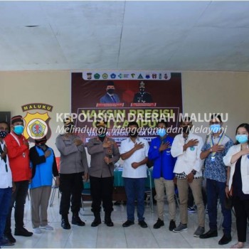 Polres Malteng Gelar Vaksin Presisi On Campus di Sekolah Tinggi Said Perintah Masohi