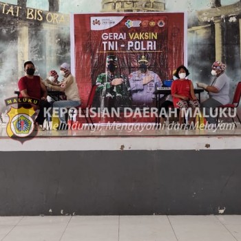 Gencar Giat Vaksinasi Mobile, Polres Kepulauan Tanimbar kembali vaksin 165 orang