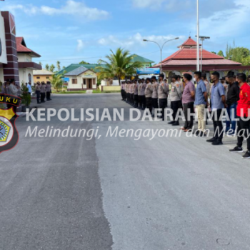 Tegaskan Anggota Laksanakan Apel Pagi : Kabag Ops Polres Kepulauan Aru