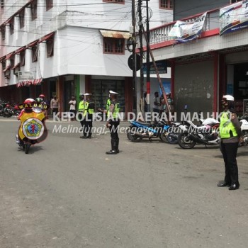 Patroli Hunting, Sat lantas Polres Kepulauan Tanimbar kembali Tilang 5 orang Pelanggar