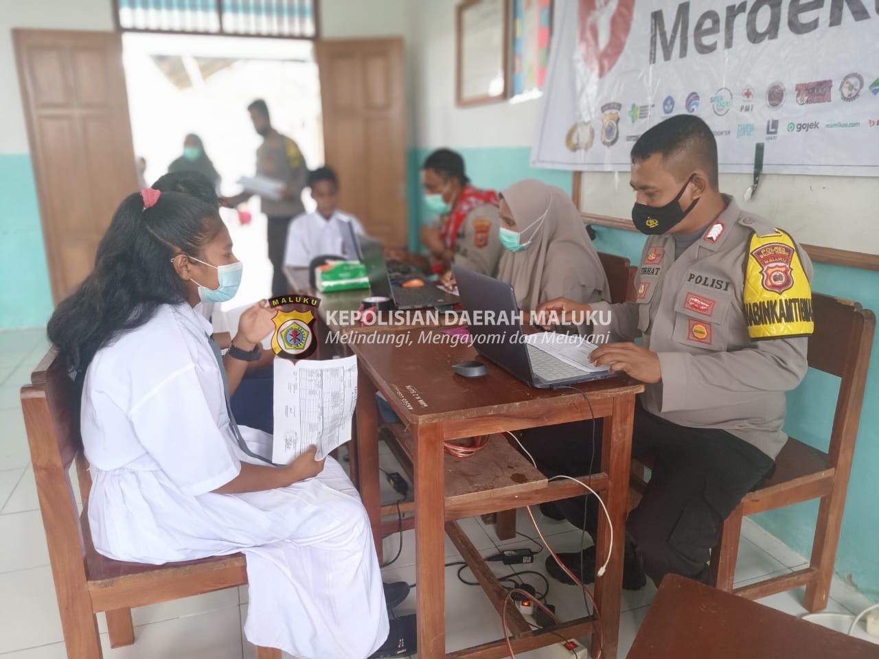 Polres Malteng Kembali Hitung Manual pelaksanaan vaksinasi di Kabupaten Maluku Tengah