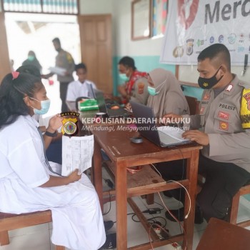 Polres Malteng Kembali Hitung Manual pelaksanaan vaksinasi di Kabupaten Maluku Tengah