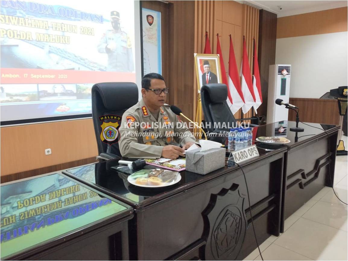 Polda Maluku Gelar Latihan Pra Operasi Patuh Siwalima 2021