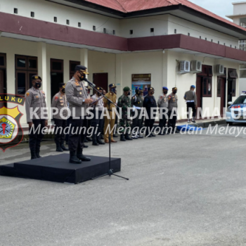 Polres Kepulauan Aru Laksanakan Gelar Pasukan Ops Patuh Siwalima 2021