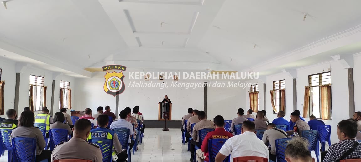 Tingkatkan Iman dan Taqwa kepada Tuhan, Polres Kep. Tanimbar rutin giat Binrohtal personil