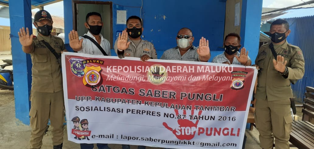 Giat Sosialisasi Saber Pungli kembali digelar personil Sat Binmas Polres Kep. Tanimbar, cegah Prakte