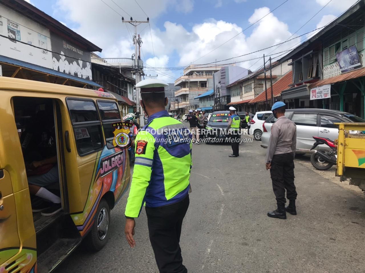 Giat Ops Patuh Siwalima tahun 2021 Polres Kepulauan Tanimbar hari keenam