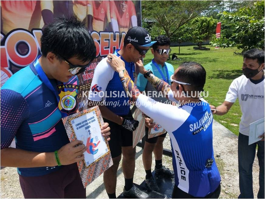 Ditlantas Polda Maluku Gelar Lomba Gowes 40 Km Peringati HUT Lalulintas