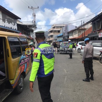 Giat Ops Patuh Siwalima tahun 2021 Polres Kepulauan Tanimbar hari keenam