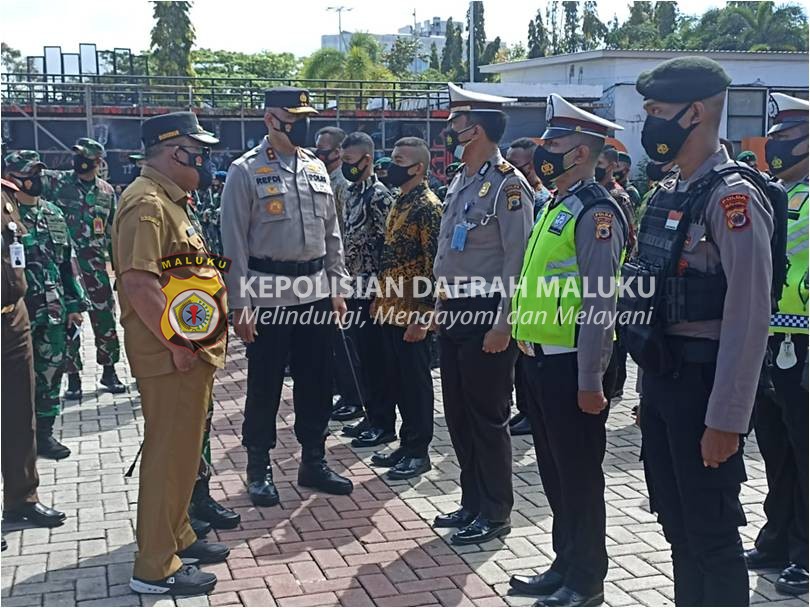 Kapolda Maluku Hadiri Apel Gelar Pasukan Pengamanan Wapres RI di Ambon