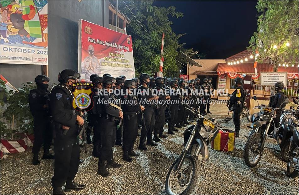 Brimob Maluku Patroli Skala Besar di Papua Amankan Penutupan PON XX