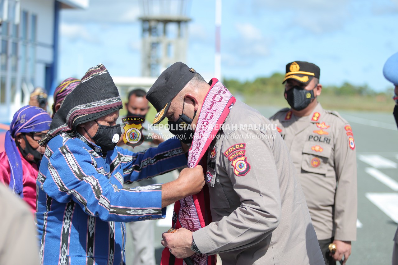 kapolda Maluku menginjakan kaki di Bumi Duan Lolat dalam agenda Kunjungan Kerja di Polres Tanimbar