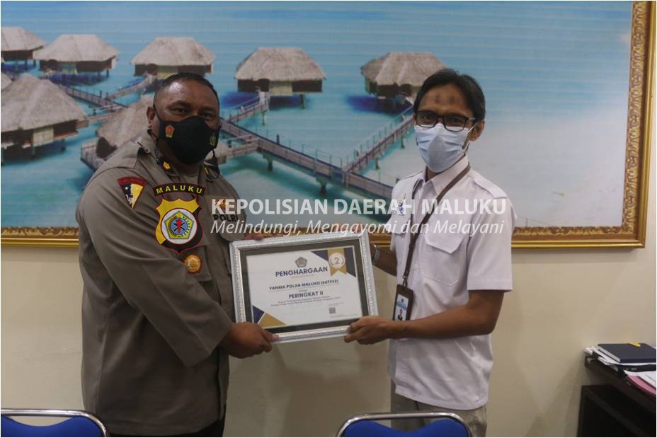 Kelola Anggaran Belanja Terbaik, Yanma Polda Maluku Dapat Penghargaan dari KPPN Ambon