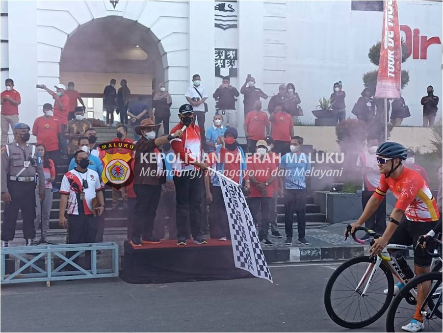 Kapolda Maluku Lepas Peserta Tour de Moluccas 2021