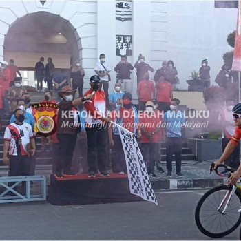 Kapolda Maluku Lepas Peserta Tour de Moluccas 2021