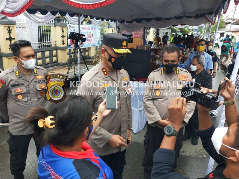 Enam Peserta Tunarungu Ikut Bhayangkara Mural Festival Polda Maluku