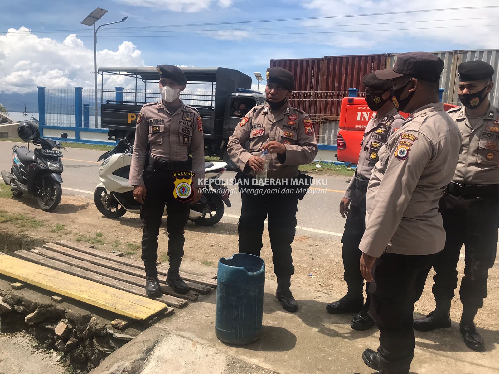 Giat Operasi Pekat, Ciptakan Situasi Kondusif Kota Namlea