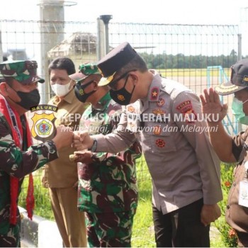 Wakapolda Maluku Ikut Menjemput Panglima Koarmada III