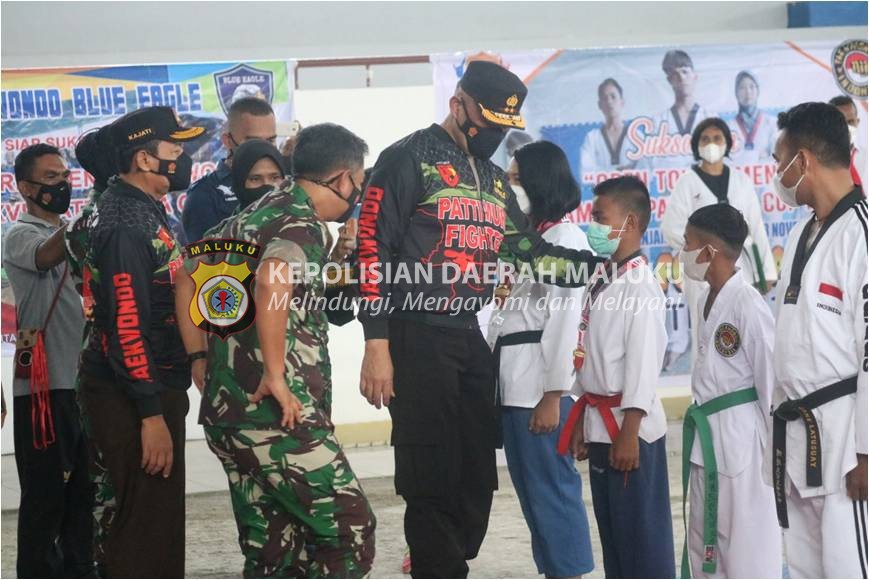 Kapolda Hadiri Pembukaan Taekwondo Championship Pangdam Pattimura 2021