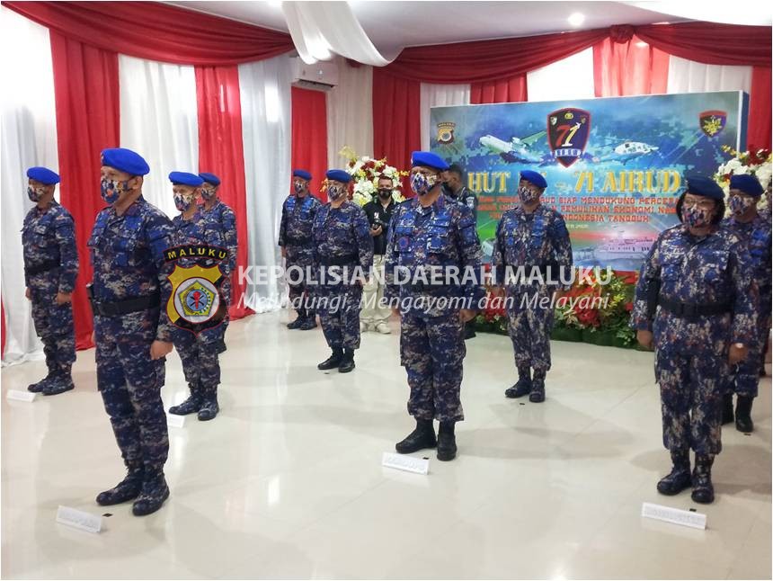 Wakapolda Maluku Hadiri HUT ke 71 Korps Polairud Polri