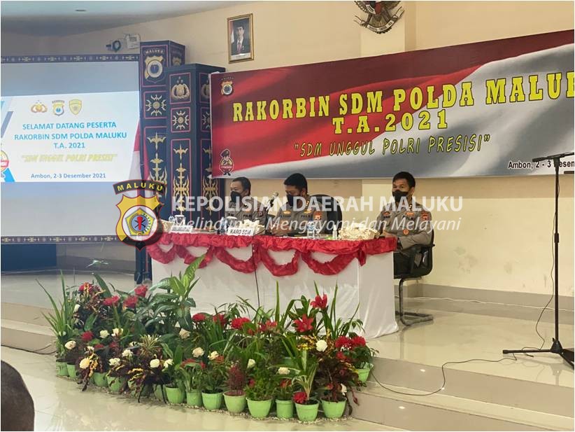 Polda Maluku Gelar Rakorbin SDM