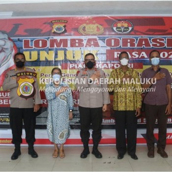 Lomba Orasi Unras Resmi Digelar Polda Maluku, Diikuti 12 Tim