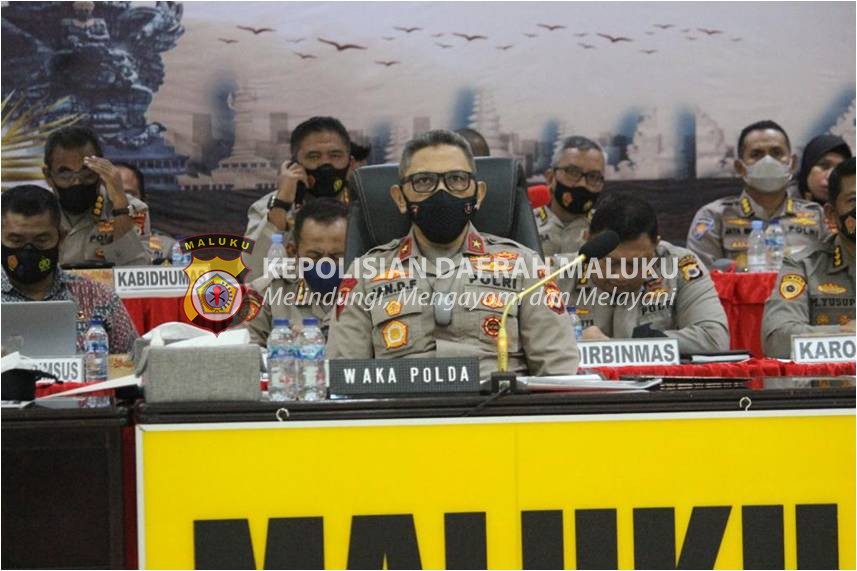 Apel Kasatwil Polri 2021 Diikuti Wakapolda Maluku, Ini Arahan Kapolri dan Presiden