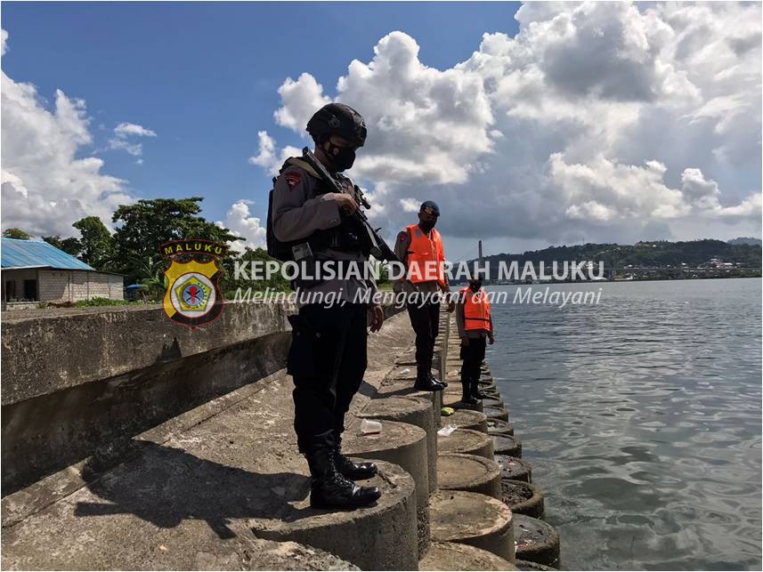 Antisipasi Cuaca Ekstrim, Brimob Maluku Gencar Lakukan Patroli