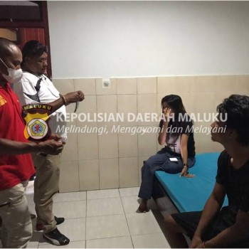 Polda Maluku Tes Air Liur Warga Penghuni Kamar Penginapan di Ambon