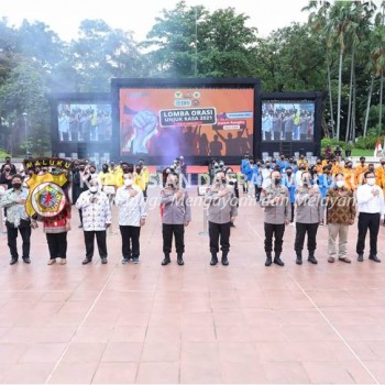 Buka Lomba Orasi, Kapolri: Komitmen Polri Junjung Tinggi HAM dan Nilai Demokrasi