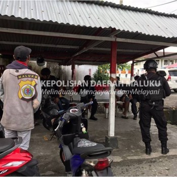 Ciptakan Rasa Aman Di Wilayah Kota Ambon, Brimob Kompi 2 Terus Laksanakan Patroli