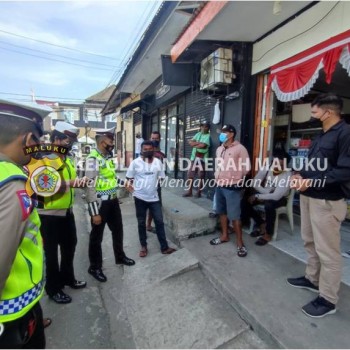 Ops Simpatik, Polda Maluku Sosialisasi Pentingnya Kamseltibcar Lantas