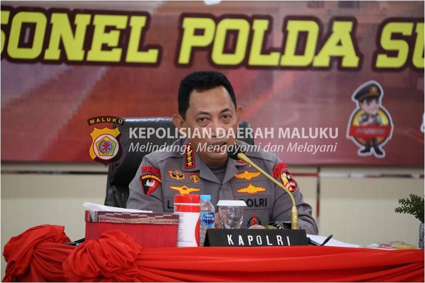 Pengarahan di Polda Sultra, Kapolri Tekankan Kawal Investasi di Tengah Pandemi Covid-19