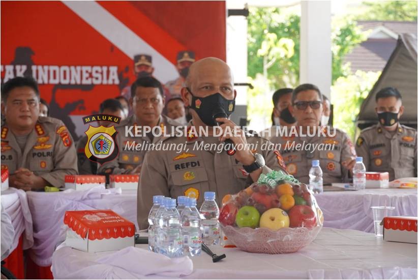 Kapolda Maluku Ingatkan Kapolres Jajaran Atensi Perintah Kapolri