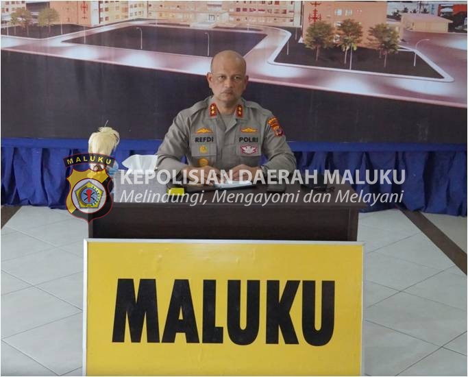 Kapolda Maluku Hadiri Rapat Arahan Presiden Tentang Virus Omicron