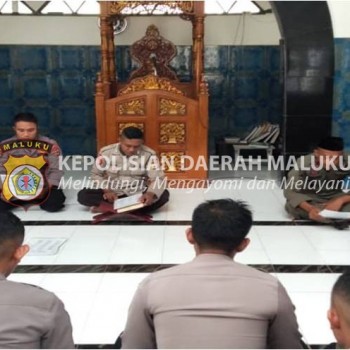 Ciptakan Insan Polri yang Bertakwa, Brimob Batalyon A Pelopor Laksanakan Bimbingan Rohani dan Mental