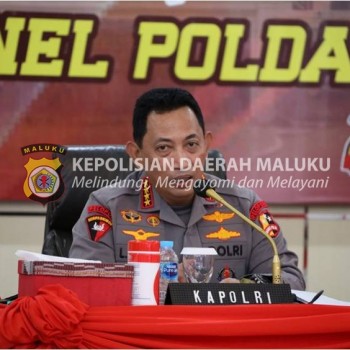 Pengarahan di Polda Sultra, Kapolri Tekankan Kawal Investasi di Tengah Pandemi Covid-19