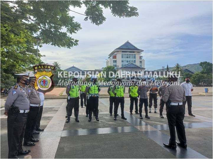 Operasi Simpatik, Polda Maluku Atur Lalu Lintas