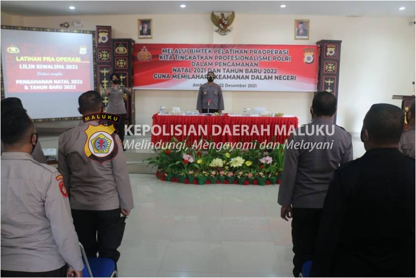 Polda Maluku Latihan Kesiapan Operasi Lilin Siwalima 2021