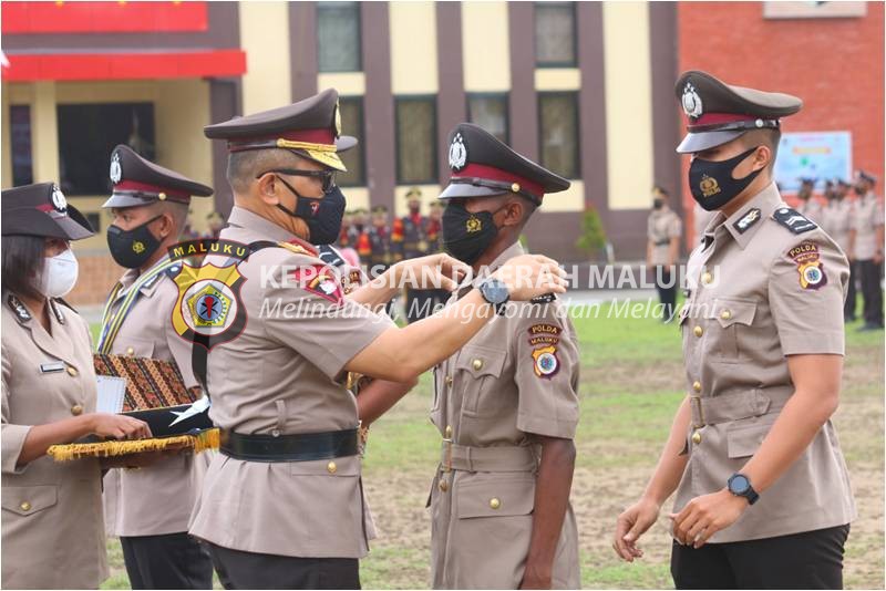 Wakapolda Maluku Lantik 375 Bintara Polri Asal Maluku dan Papua