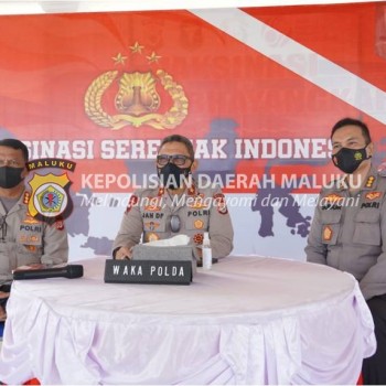 Irwasum Polri Tinjau Vaksinasi Secara Virtual, Dihadiri Wakapolda Maluku