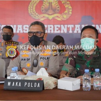 Kapolri Tinjau Vaksinasi, Diikuti Wakapolda Maluku Secara Virtual