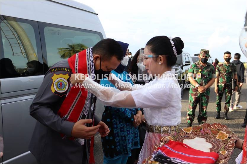 Kapolda Maluku yang Baru Tiba di Ambon