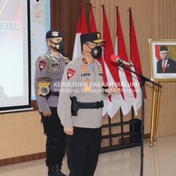 Kapolda Maluku Sertijab Lima PJU dan Kapolresta Ambon